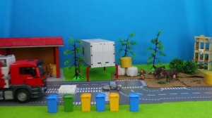 Игрушечные автомобили для детей — грузовики, пожарка, экскаватор, мусоровоз и транспорт для животных