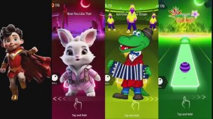 🐊 КРОКОДИЛ ГЕНА против МАЛЫША ШРЕКА! 🟢 Знаменитый Танец в Плитках Музыки 🔥 ЭДМ Раш Зеленый Баттл