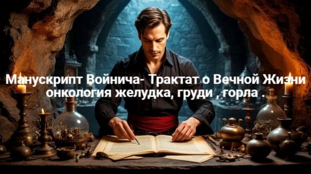 Сеанс - Трактат о вечной жизни ( Манускрипт Войнича),  рак желудка,  женской груди, горла !