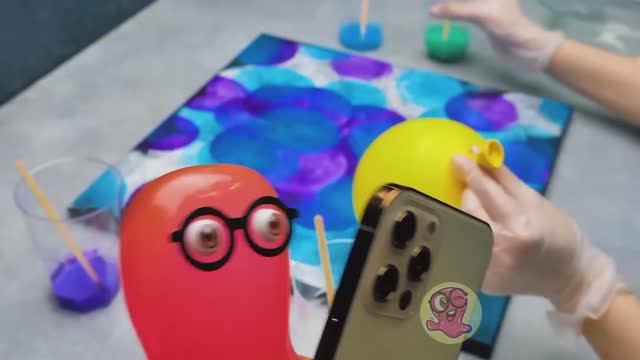 Рисуем воздушными шариками 🎈🎨 Пошаговый арт-сюрприз