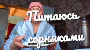 Питаюсь сорняками. Ещё одно блюдо из вкусного сорняка.