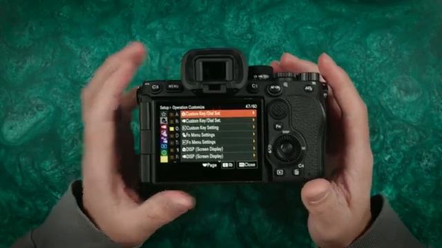 Sony A7V  Меню, настройки