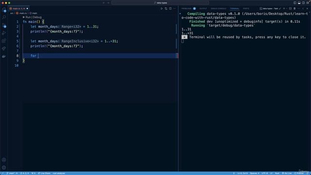 60. Ranges and Range Iteration смотреть онлайн