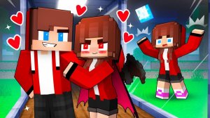 Джей Джей украден девушкой-вампиром — Майзен Анимация Minecraft
