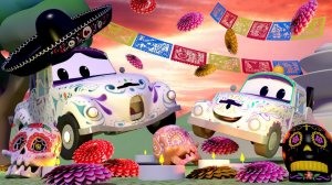 Генри отмечает праздник Мёртвых - Эвакуатор Том в Тайна Коко Disney Pixar 🚗 детский мультфильм
