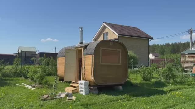 Баня бочка 