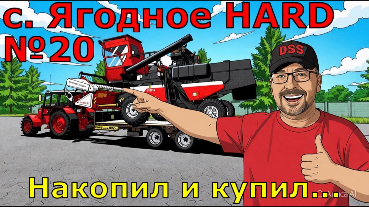 Farming Simulator 25. с. Ягодное HARD №20. Накопил и купил...