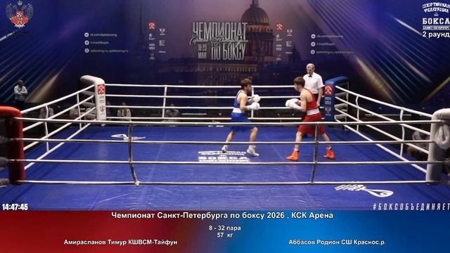 32 57 кг Амирасланов Тимур КШВСМ-Тайфун Аббасов Родион СШ Краснос.р