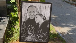 Могила Легендарного композитора Родиона Щедрина и балерины Майи Плисецкой на Новодевичьем кладбище