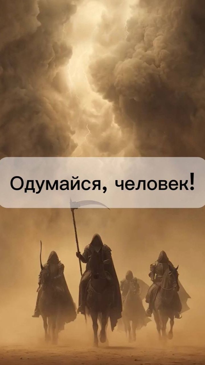 Одумайся, человек!