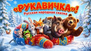 Сказка «Рукавичка» | Русская народная сказка | Мультфильм для детей смотреть онлайн
