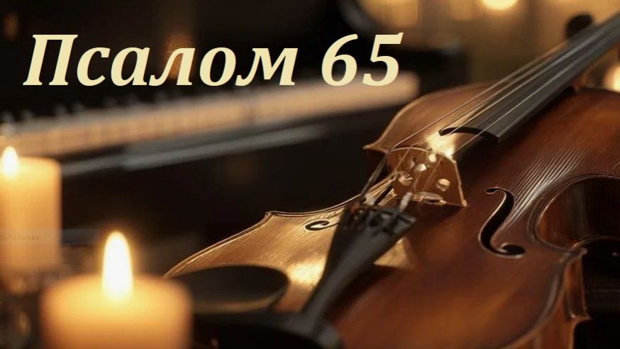 Библия. Псалом 65 с музыкальным оформлением.