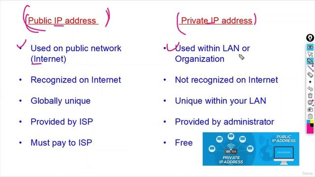 16 -Public IP Address VS Private IP Address смотреть онлайн