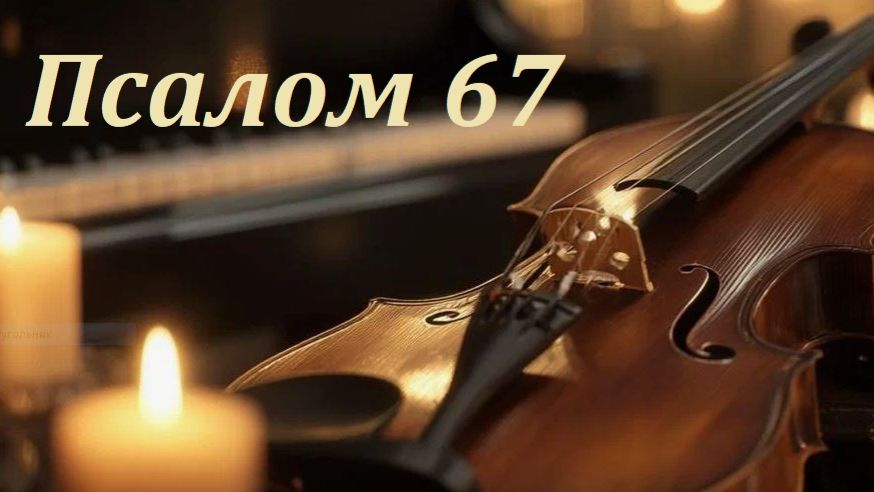 Библия. Псалом 67 с музыкальным оформлением.
