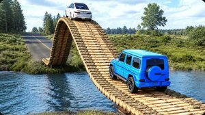 Автомобили против глубокой воды: Безумный челлендж #3 в BeamNG Drive!
