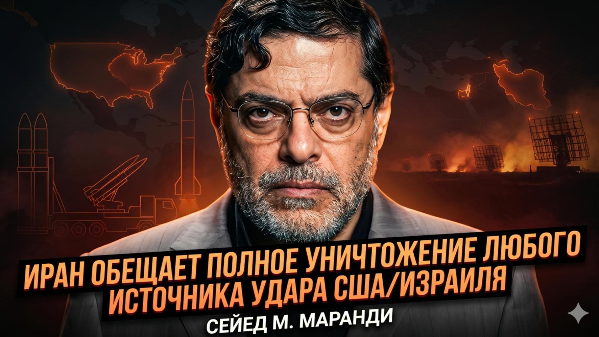 🤯Мохаммад Маранди | Иран готов стереть с лица земли любой очаг удара Израиля и США