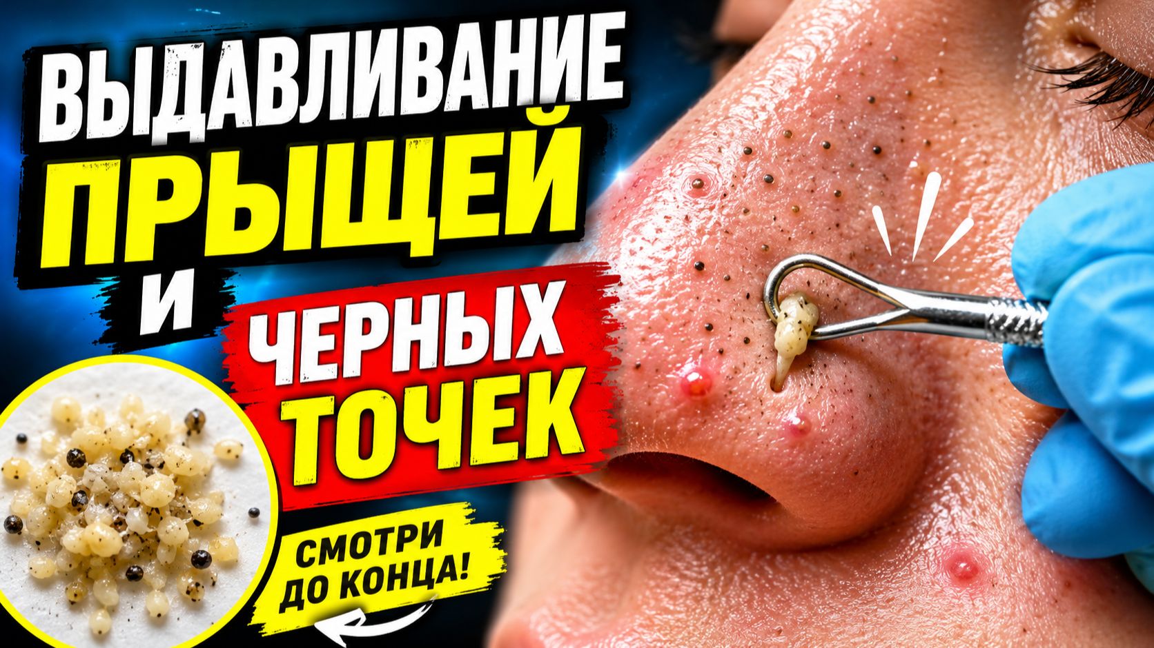 ВЫДАВЛИВАНИЕ ПРЫЩЕЙ. ЧАСТЬ 1