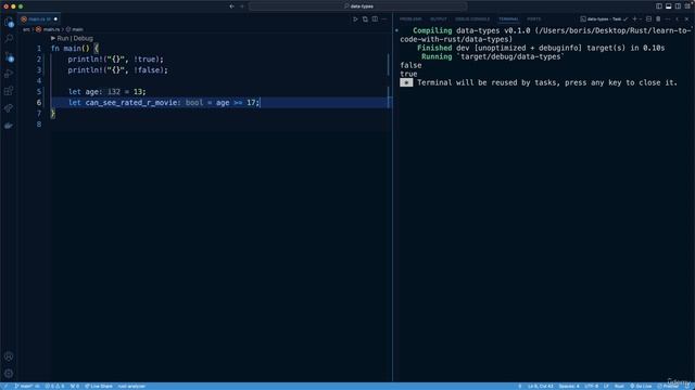 49. Boolean Inversion with ! смотреть онлайн
