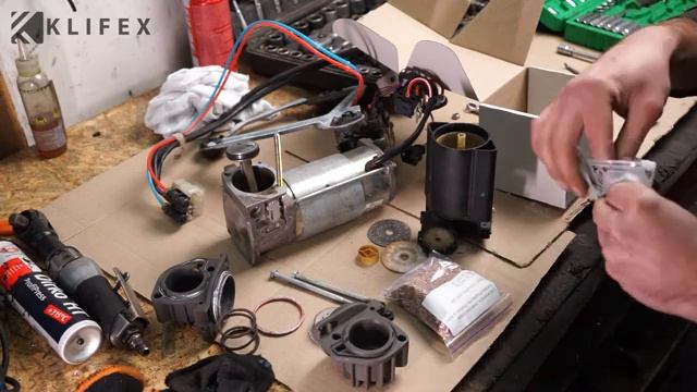 Ремонт компрессора пневмоподвески Wabco BMW E53 E39 Замена ремкомплекта