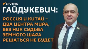 Гайдукевич: без России и Китая сегодня судьба земного шара решаться не будет