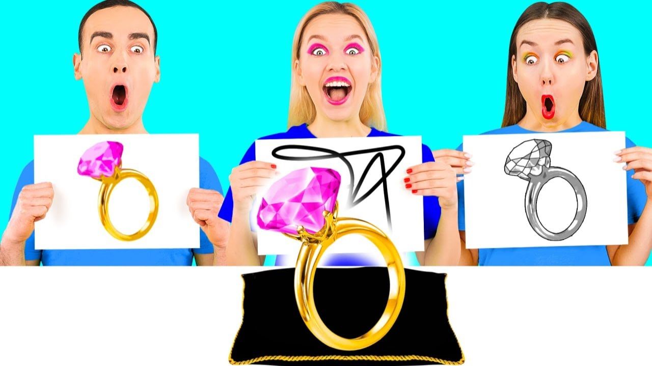 Кто лучше нарисует предмет, получит его Челлендж #3 от BooBoom Challenge смотреть онлайн