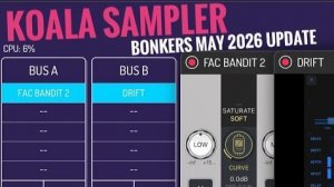 Koala Sampler: Now AUv3 Plugin Host!