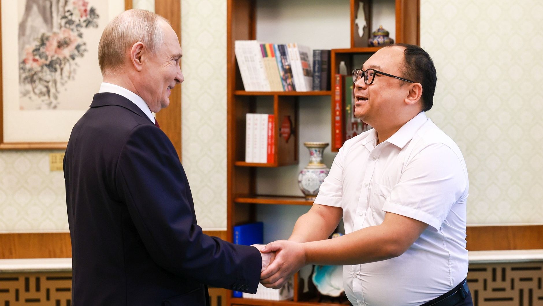 Владимир Путин встретился с Пэн Паем, Пекин, 20 мая 2026 года