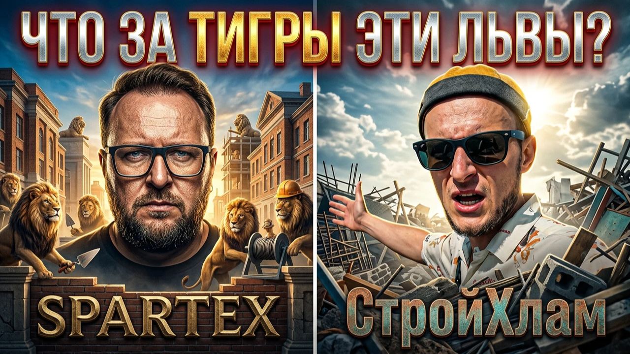 ЧТО ЗА ТИГРЫ ЭТИ ЛЬВЫ?  СТРОЙХЛАМ /  SPARTEX