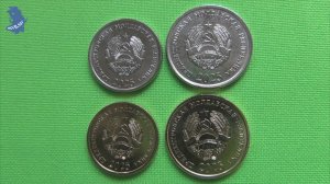 Приднестровье. Годовой набор из 4 монет 5, 10, 25 и 50 копеек 2025 год.#969