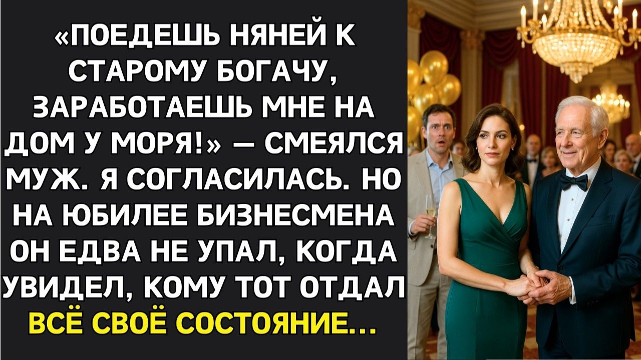 Истории из жизни|Муж отправил меня к богачу как сиделку|Аудиорассказы|Аудиокниги|Реальные истории