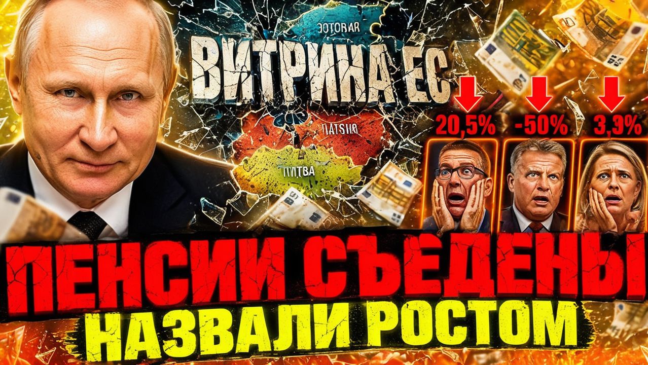 «БУМ-КРАХ!» РОССИЮ УЧИЛИ БРАТЬ ПРИМЕР — ТЕПЕРЬ ПРИБАЛТИКА СЪЕЛА ПЕНСИИ И НАЗВАЛА ЭТО РОСТОМ