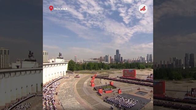 Парад Победы поколений. Тысячи участников кадетского движения прошли маршем по Поклонной горе