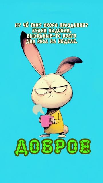 Открытка на утро
