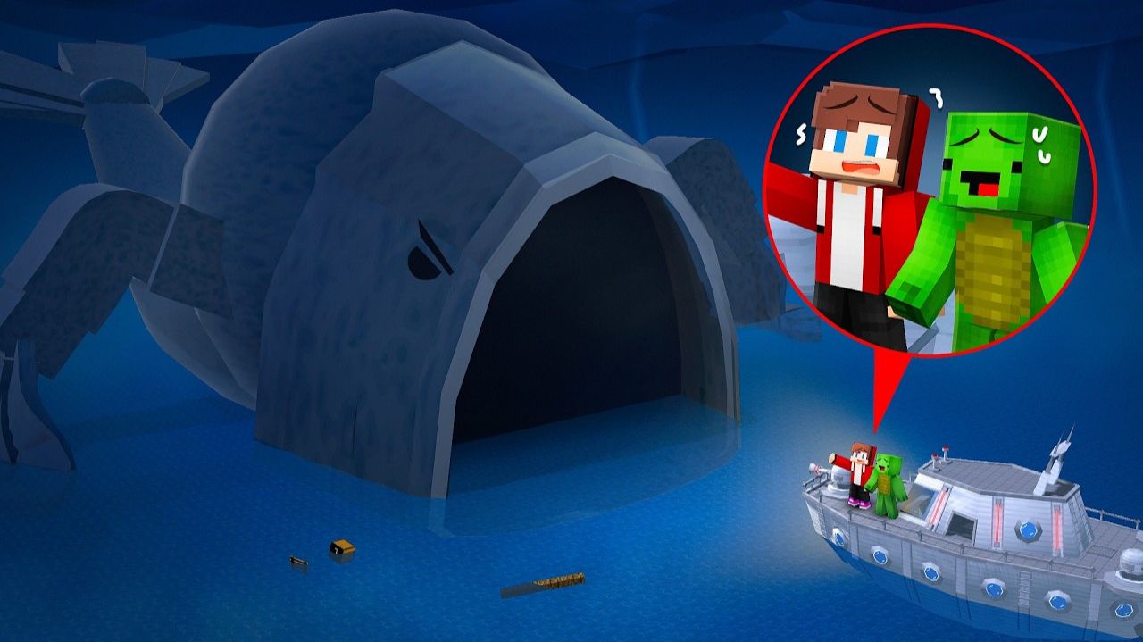Sea Eater Vs Security Boat — Майзен Анимация Minecraft