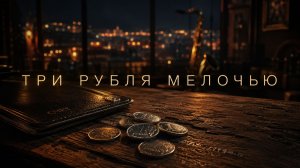 Три рубля мелочью.