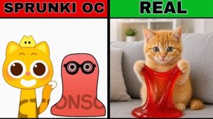 My Sprunki OC Кот Нинимо ПРОТИВ слизняка Сэма в РЕАЛЬНОЙ ЖИЗНИ