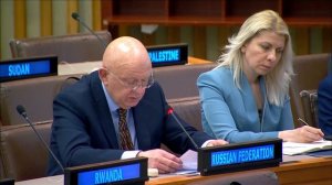 В. Небензя. Выступление на межправительственных переговорах по справедливому представительству в СБ
