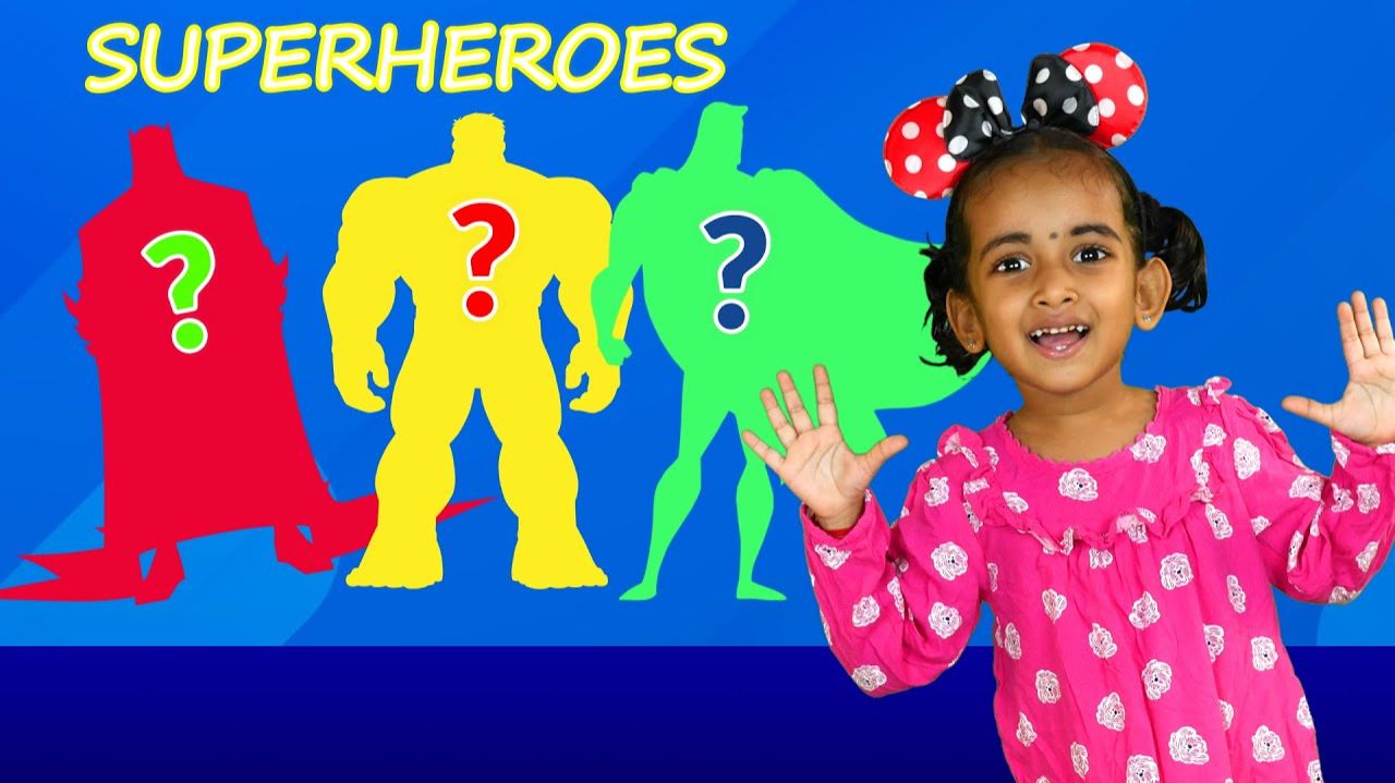 Цвета супергероев # Superheroes Colors На Русском # Детские Песни - Kuku And Cucudu На Русском