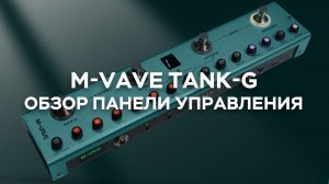 Обзор панели управления M-VAVE TANK-G