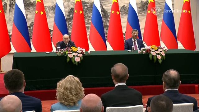 Заявление Владимира Путина для СМИ по итогам российско-китайских переговоров