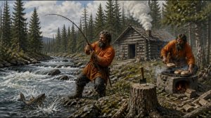 Охота и Рыбалка 2026 в Тайге ХАРИУС клюет КАЖДЫЙ ЗАБРОС !!! на Поплавок Обманка Тайга Сибирь 3 день