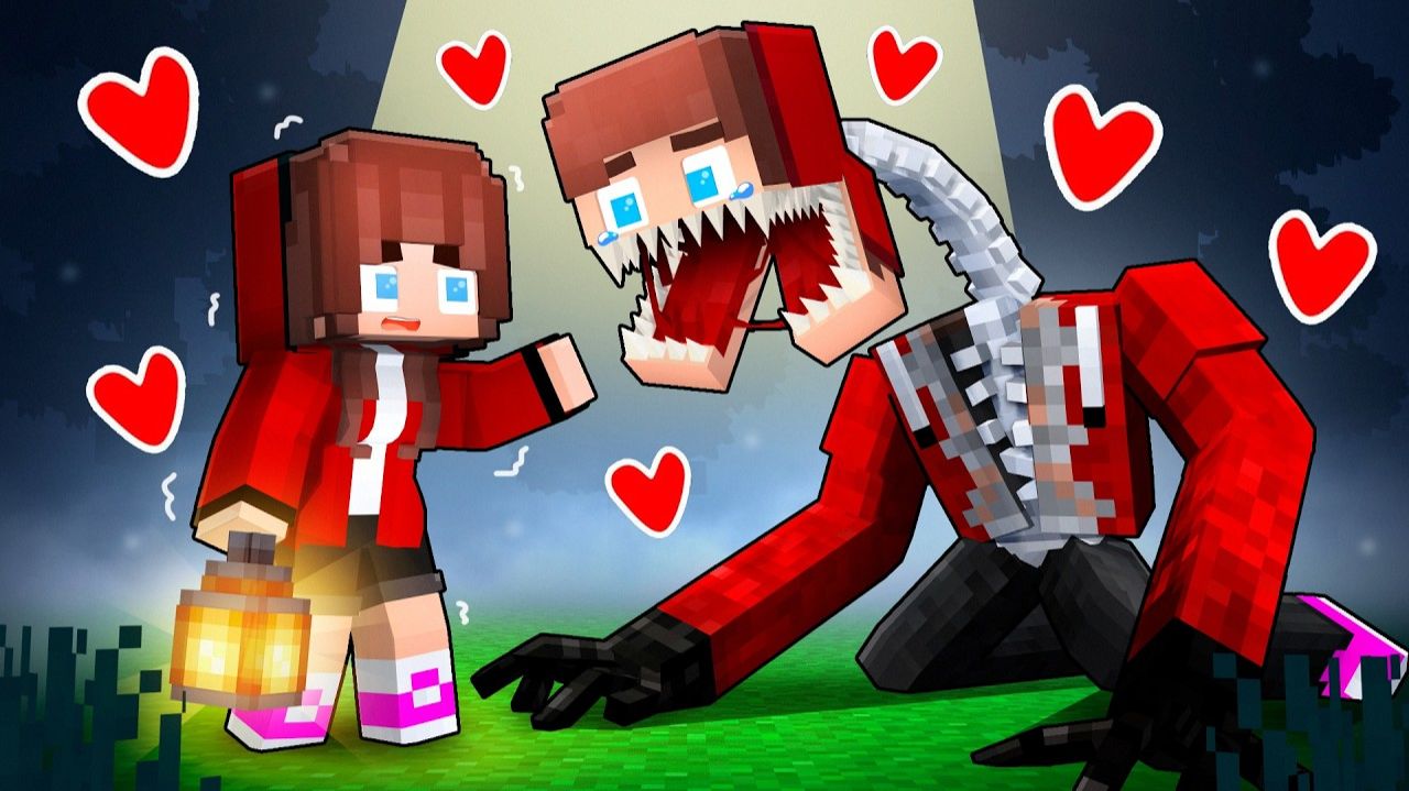 Джей Джей Паразит НЕ МОНСТР... — Майзен Анимация Minecraft