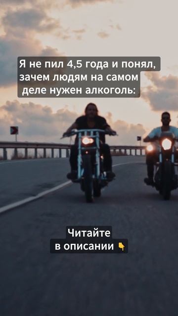 зачем людям на самом деле нужен алкоголь...