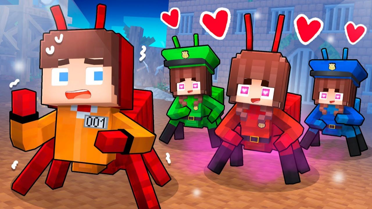 JJ Escape LOVE CURSE Ant`s Prison — Майзен Анимация Minecraft