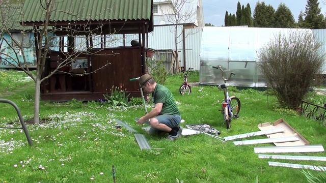 Весна набирает обороты// Собрал грядку под клубнику