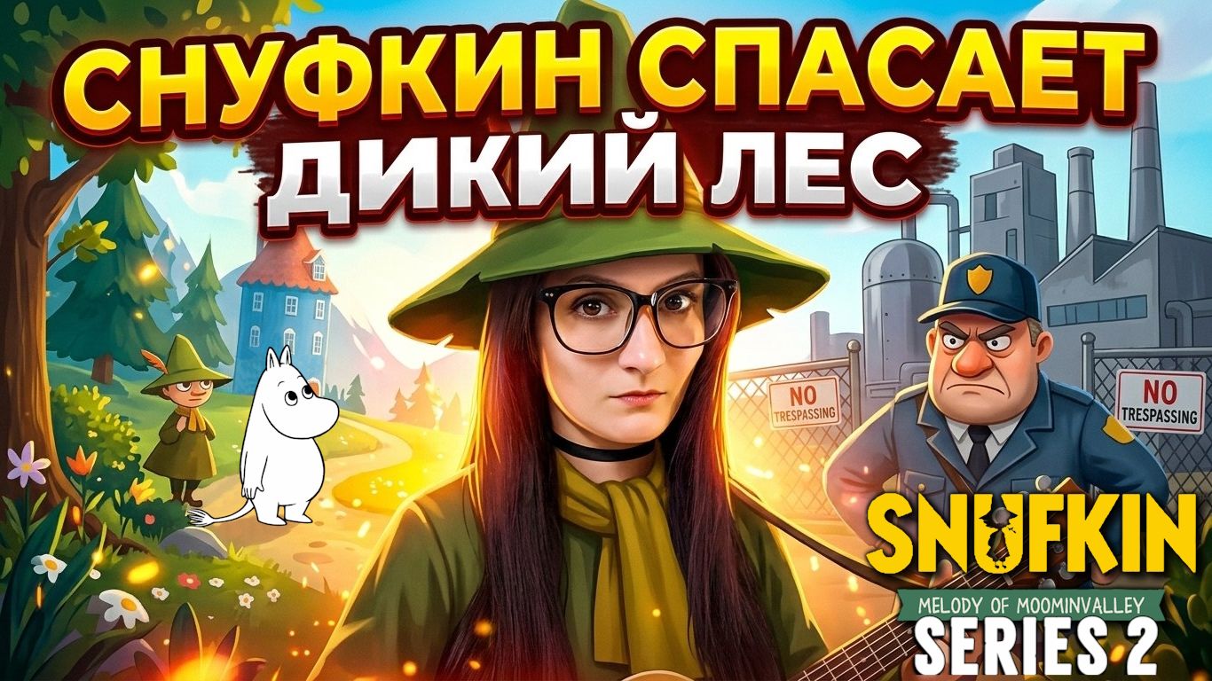 Снусмумрик против смотрителей парка! Snufkin: Melody of Moominvalley. Серия 2