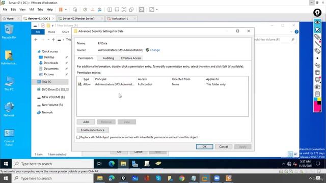 4 -Removing Default Permissions смотреть онлайн