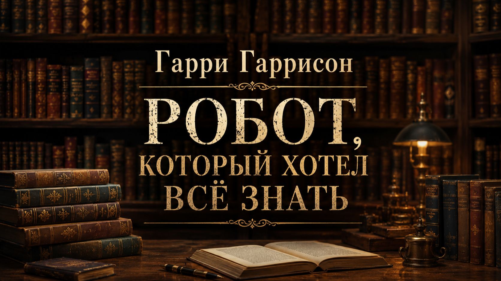 «Робот, который хотел всё знать», Гаppи Гаррисон. Аудиокнига.
