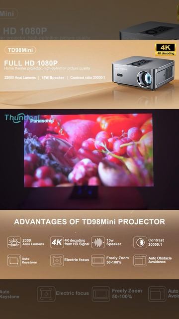Hundeal TD98 Mini — твой персональный кинотеатр!