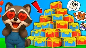 ВСЕ СПРЯТАННЫЕ СУНДУКИ Super Bear Adventure/ЭМОЦИИ ПРИЗРАКА Приключения Супер Медведя